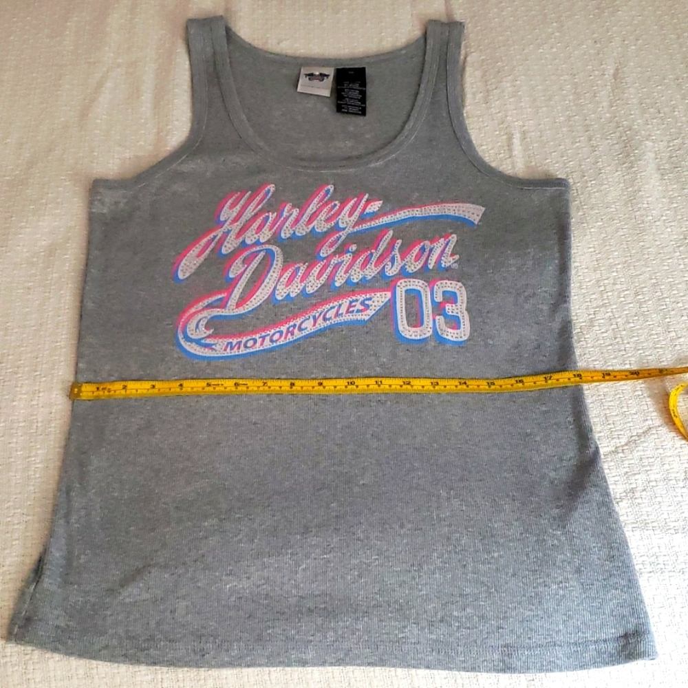 Harley Davidson ribbed tank top 1W.